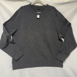 Banana Republic Sweatshirt Mens Size XL Long Sleeve Crew Neck DK Gray Casual